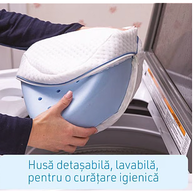 Perna din spuma cu memorie pentru picioare Leg Pillow