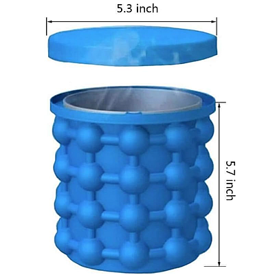 UB Frapiera gheata 2 IN 1 din silicon si forma pentru cuburi de gheata