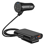 Prelungitor auto de 1.7 metri cu prize multiple USB 2.0 5V / 3.1A