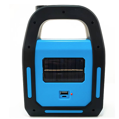 Lanterna camping cu panou solar si acumulator incorporat HB 9707B 2