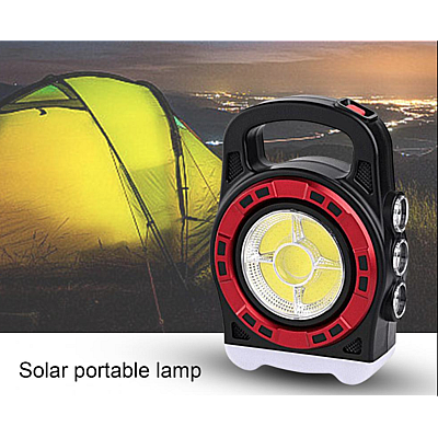 Lanterna solara HB 6678C cu 3 moduri de iluminare COB 20W 29 leduri functie powerbank waterproof