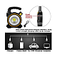 Lampa de lucru 2 IN 1 COB JY 819A LED 10W Incarcare solara USB power bank Negru