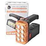 Lanterna de mana solara 7702 B cu Led SMD si incarcare USB