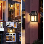 Lampa solara de perete tip bec clasic cu senzor de miscare fara fir LED 3W Lampa solara de perete tip bec clasic cu senzor de miscare fara fir LED 3W