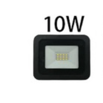 Proiector led 10w IP66 la 220V negru 6500K