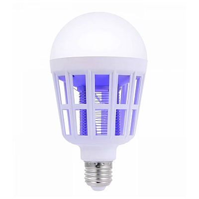 Bec LED Anti Insecte cu lumina alba naturala puternica 15W E27 OF