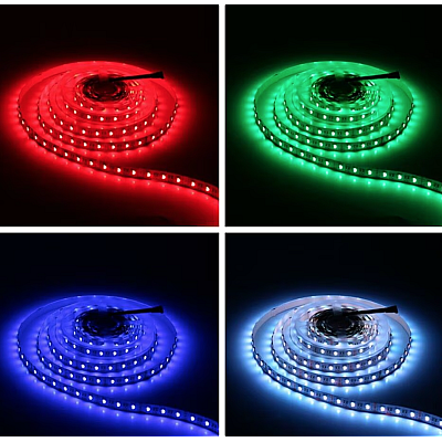 Kit Banda LED RGB cu Telecomanda 300 LED uri Lungime 5m 220V