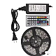 Kit Banda LED RGB cu Telecomanda 300 LED uri Lungime 5m 220V