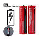 Set 2 Acumulatori 18650 3, 7V MMC 6800 mAh Li ion Reincarcabil