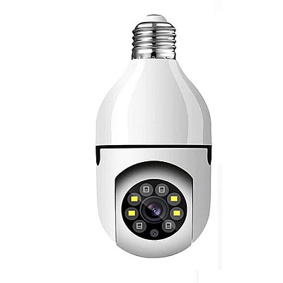 Camera de supraveghere Andowl Q S805 smart bulb PTZ WIFI 2.4G 1080P tip bec E27 cu senzor de miscare