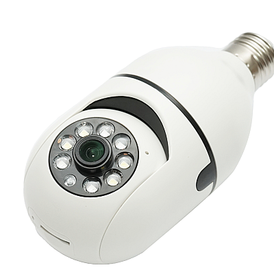 Camera de supraveghere Andowl Q S805 smart bulb PTZ WIFI 2.4G 1080P tip bec E27 cu senzor de miscare