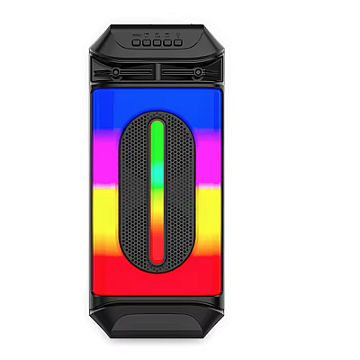 Boxa portabila ZQS 4252 cu leduri RGB BLUETOOTH USB radio FM incarcare solara