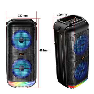 Boxa portabila Bluetooth ZQS 8227 de 6 x 2 inch cu microfon