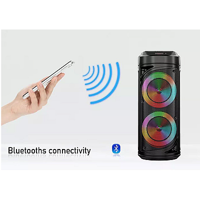 Boxa portabila Bluetooth ZQS 6212 Karaoke de 2 x 10W