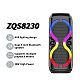 Boxa bluetooth ZQS 8230 cu microfon 20W x 2 baterie 4500Mah