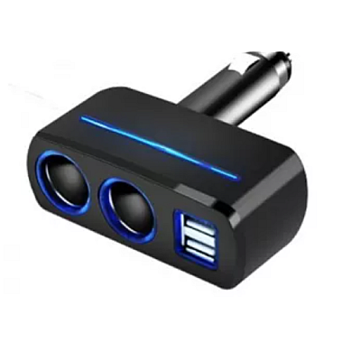 Adaptor priza dubla USB Q T178 pentru bricheta auto