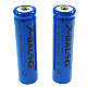 Set 2 Acumulatori X BALOG reincarcabili 18650 de 8800 mAh 3.7 V Li ion albastri