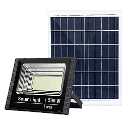 Proiector LED 500W cu panou solar si telecomanda 400 LED URI