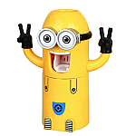 Dozator Minion pasta de dinti si suport periute