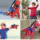 Set 2 Manusi Spiderman cu ventuze sfoara si lansator rosii