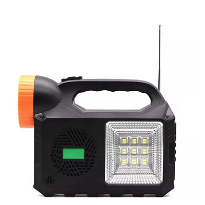 Kit solar de iluminare GD Times GD 102 cu 3 becuri radio