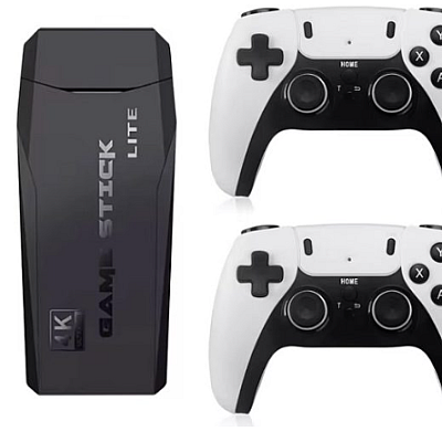 Consola tip stick cu jocuri retro 15000 de Jocuri Video 9 emulatoare si 2 controller Wireless