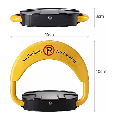 Blocator Parcare Automat Functionare pe Baterii Control de la Distanta galben