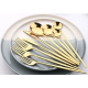Set de 24 tacamuri elegante si rafinate cu un finisaj luxos AURII Set de 24 tacamuri elegante si rafinate cu un finisaj luxos AURII