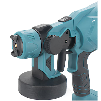 Pistol de Vopsit Electric Profesional fara fir 120W de 21V cu 2 baterii Li Ion capacitate 800 ml