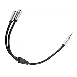 Cablu adaptor audio QHD74 de 3.5mm 20cm