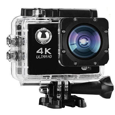 Camera Sport 4K UltraHD 30fps WiFi 16MP si Accesorii