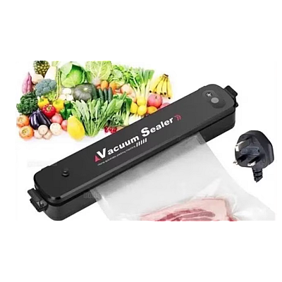 Aparat de sigilat si vidat alimente/ obiecte VACUUM SEALER Negru 90W 