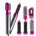 Perie de Par 5 in 1 Multifunctionala Hot Air Styler Multiple Accesorii incluse