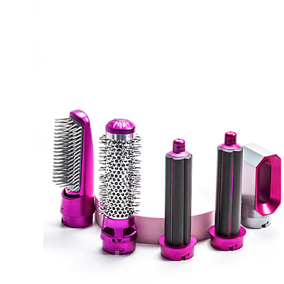 Perie de Par 5 in 1 Multifunctionala Hot Air Styler Multiple Accesorii incluse