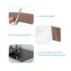 Set 2 Benzi late adezive etansare pentru baie din plastic MARO 3 M Set 2 Benzi late adezive etansare pentru baie din plastic MARO 3 M