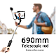  Selfie Stick cu telecomanda bluetooth si trepied P20S negru