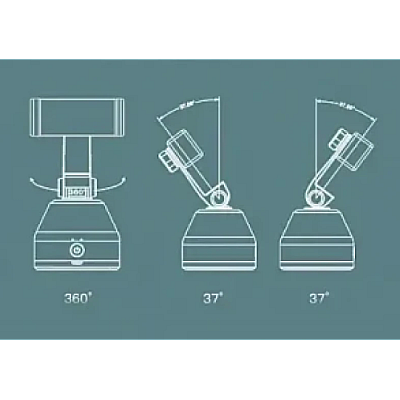 Suport rotativ telefon Robot cameraman Bluetooth cu rotire 360 grade