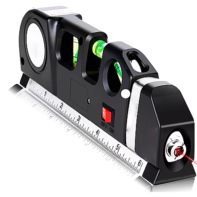 Nivela cu Laser Level Pro3 Multifunctionala cu Boloboc si Ruleta