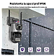 Camera de supraveghere dubla WIFI 8MP exterior/interior Ultra HD 5X zoom rotire alarma senzor miscare AX