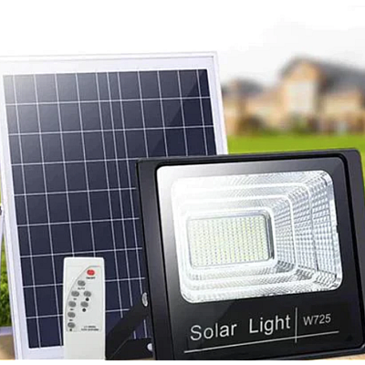 Proiector LED 100W cu panou solar si telecomanda HA