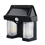 Lampa solara de perete dubla CB 228 AX cu senzor de miscare