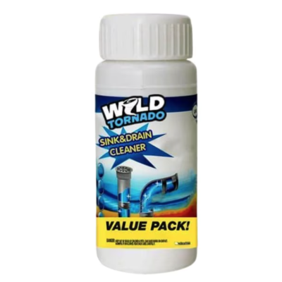 Set 2 Solutii pentru desfundarea tevilor WILD TORNADO 100 g Set 2 Solutii pentru desfundarea tevilor WILD TORNADO 100 g