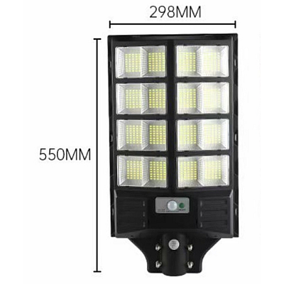 Lampa solara stradala 800W DUBLA senzor de lumina telecomanda