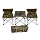 Set Masa cu 2 Scaune Pentru Camping Pliabile Model Army Geanta Inclusa