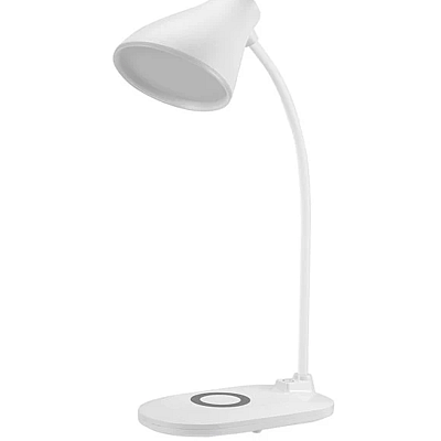 Lampa LED de birou cu functie de incarcare wireless pentru telefoane