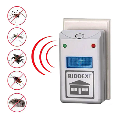 Set 2 Aparate cu ultrasunete si unde electromagnetice impotriva soarecilor rozatoarelor si insectelor taratoare riddex