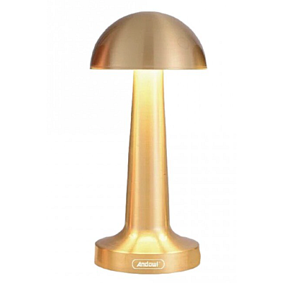 Lampa de birou portabila Gold ciupercuta Q TL142 Andowl