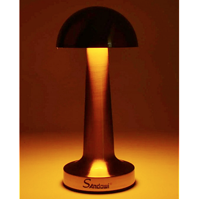 Lampa de birou portabila Gold ciupercuta Q TL142 Andowl