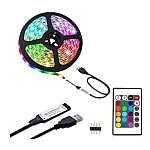 Kit Banda Led RGB cu USB lungime 2M telecomanda pentru TV PC Auto Casa Iluminat decorativ Q DT20