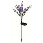 Lampa solara de gradina model LAVANDA H2 cu flori mov